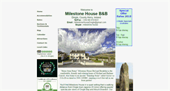 Desktop Screenshot of milestonedingle.com